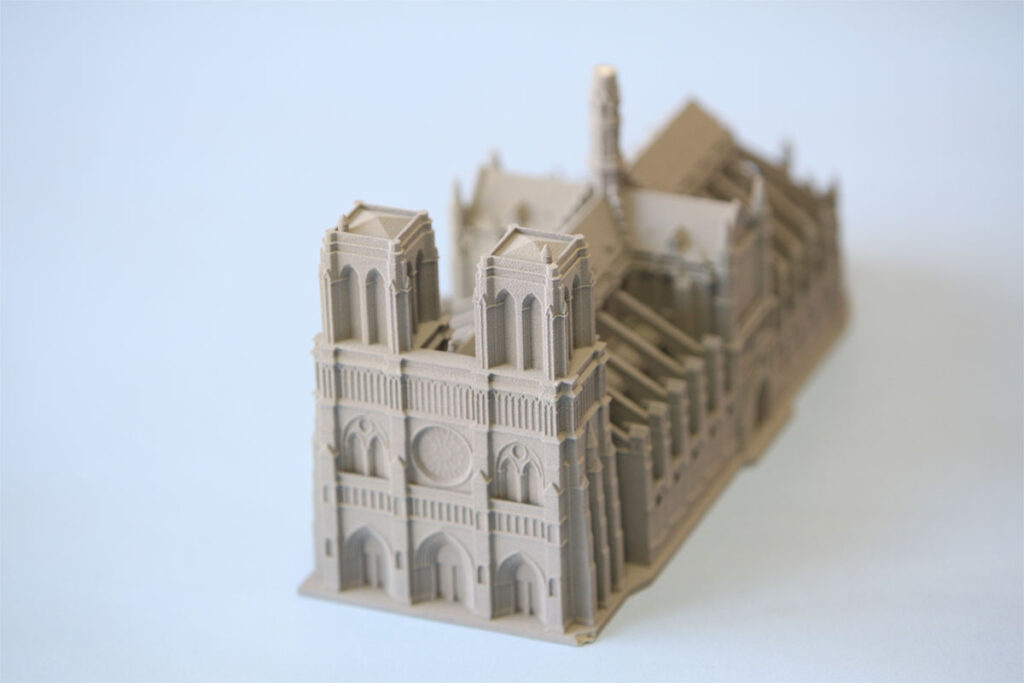 3d print cathedral_vox plastic